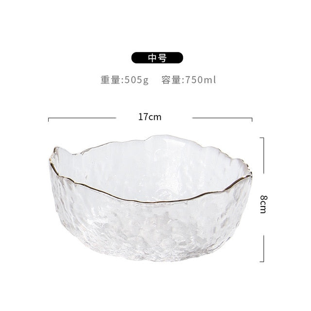 Phnom Penh Glass Salad & Dessert Bowl Set