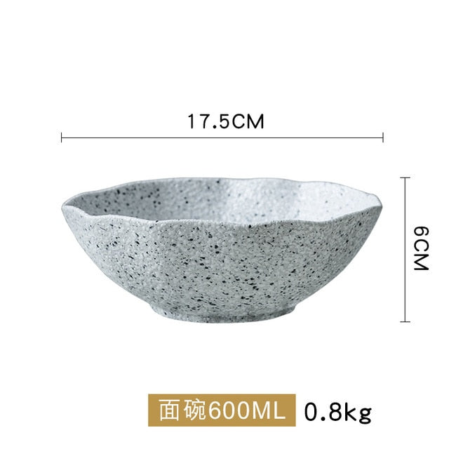 Granite Pattern Ceramic Tableware Set