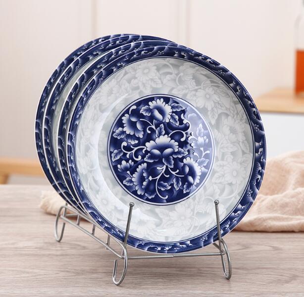 Japanese Blue & White Ceramic Dinnerware Set